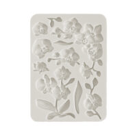 Stamperia Silicon Mould A5 - Orchids and Cats - orchids (KACMA521)