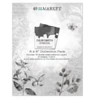 49&Market - Colour Swatch - 6 x 8 Paper pack - Charcoal (CCS27372)