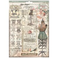 Stamperia A4 Rice paper pack - Brocante Antiques( DFSA4XBR) - PREORDER