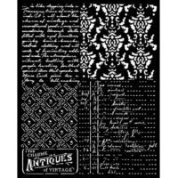 Stamperia Thick stencil - Brocante Antiques - mixed patterns (KSTD160) - PREORDER