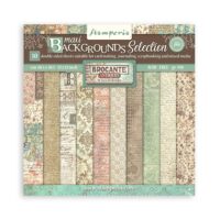 Stamperia Scrapbooking Pad 10 sheets 12" x 12" - Maxi Background - Brocante Antiques (SBBL151) - PREORDER