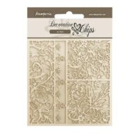 Stamperia Decorative chips - Brocante Antiques - patterns (SCB210) - PREORDER