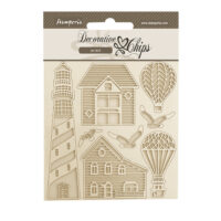 Stamperia Decorative chips - Sea Land - lighthouse (SCB211) - PREORDER