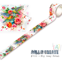 AALL and Create - Washi - #100 - Fly Away Petal