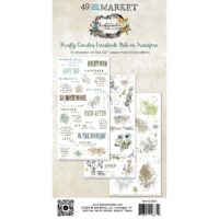 49 and Market - Krafty Garden - Rub-Ons - 6"x12" - Essentials (KG26610)