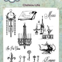 Creative Expressions - Taylor Made Journals - Chateau Life - Clear Stamp 6" x 8" (5A0022CX 1G530)