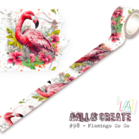 AALL and Create - Washi - #98 - Flamingo Go Go