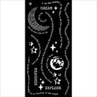 Stamperia Thick Stencil - Create Happiness - Secret Diary - dream (KSTDL93)