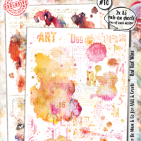 AALL and Create - A5 Rub-Ons - #10 - Red Red Wine