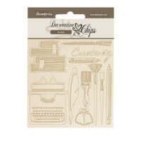 Stamperia Decorative chips - Create Happiness - Secret Diary - Creativity (SCB213) - PREORDER