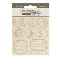 Stamperia Decorative chips - Create Happiness - Secret Diary - Moon (SCB216)