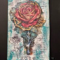 2Bee Inspired - Craft Alive Workshop - Friday 24th May 2024 - "Fantasy Rose" Pencil Case