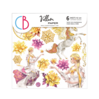 Ciao Bella - Vellum - Ethereal - 6"x6" Fussy Cut Pad  (CBVQ012)