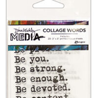 Dina Wakley Collage - Word Pack (MDA61083)