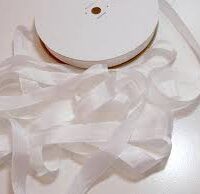 Miscellaneous - Seam Binding - White (sold per 1 metre lengths)