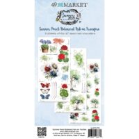 49 and Market - Summer Porch - Rub-Ons - 6"x12" - Botanical (SP-27761)