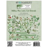 49&Market - Colour Swatch - Willow - Mini Laser Cut-Outs -Elements (WCS-27990)