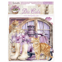 Stamperia Die cuts assorted - Lavender (DFLDC100)