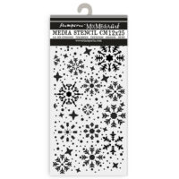 Stamperia Thick stencil - Gear up for Christmas - snowflakes (KSTDL100) - PREORDER