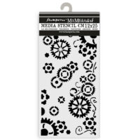 Stamperia Thick stencil - Gear up for Christmas - gears (KSTDL98) - PREORDER