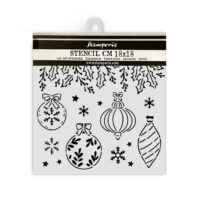 Stamperia Thick stencil - The Nutcracker - christmas balls (KSTDQ106) - PREORDER