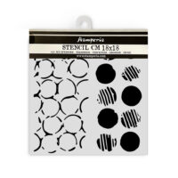 Stamperia Thick stencil - The Nutcracker - double texture dots balls (KSTDQ109) - PREORDER
