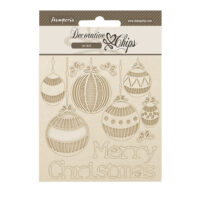 Stamperia Decorative chips - The Nutcracker - Merry Christmas bells (SCB229) - PREORDER