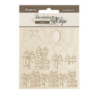 Stamperia Decorative chips - Gear up for Christmas - for you (SCB232) - PREORDER