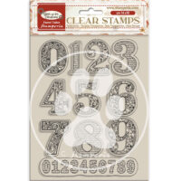 Stamperia Acrylic stamp - Gear up for Christmas - numbers (WTK200) - PREORDER
