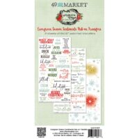 49 and Market - Evergreen Seasons - Rub-Ons - 6"x12" - Sentiments (ES-28478)