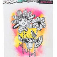 Studio Light - Art by Marlene - Signature Collection Stamp - Nr.715, Playful flowers (STAMP715)