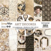 Scrapboys - 8” x 8” Paper Pad - ART Decoria (ARDE-10)