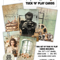 3Quarter Designs  - Captured Moments - Tuck n' Play Cards - July Release (3QD-CM-TNP)