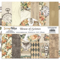 Scrapboys - 6” x 6” Paper Pad - House of Science (HOSC-09)