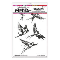 Dina Wakley MEDIA Stamps - Fly High (MDR84600)