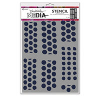 Dina Wakley MEDIA Stencils - Dotted Tape (MDS83085)