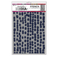 Dina Wakley MEDIA Stencils - Mushy (MDS83092)