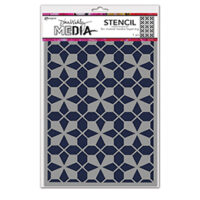 Dina Wakley MEDIA Stencils - Tile Floor (MDS83139)