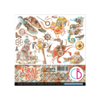 Ciao Bella - Coral Reef - 6"x6" Fussy Cut Pad  (CBQE078)