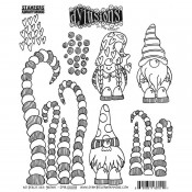 Dylusions Stamp - No Place Like Gnome (DYR10008)