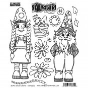 Dylusions Stamp - Gnome Sweet Gnome (DYR10011)