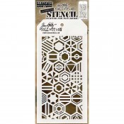 Tim Holtz Layering Stencil - Patchwork Hex (THS125)